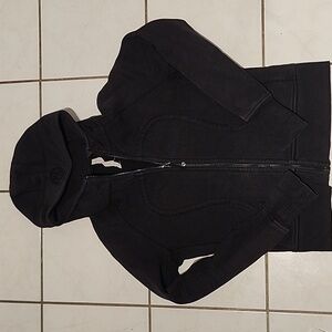 Lululemon Scuba Full-zip hoodie Black sweater  Size 12